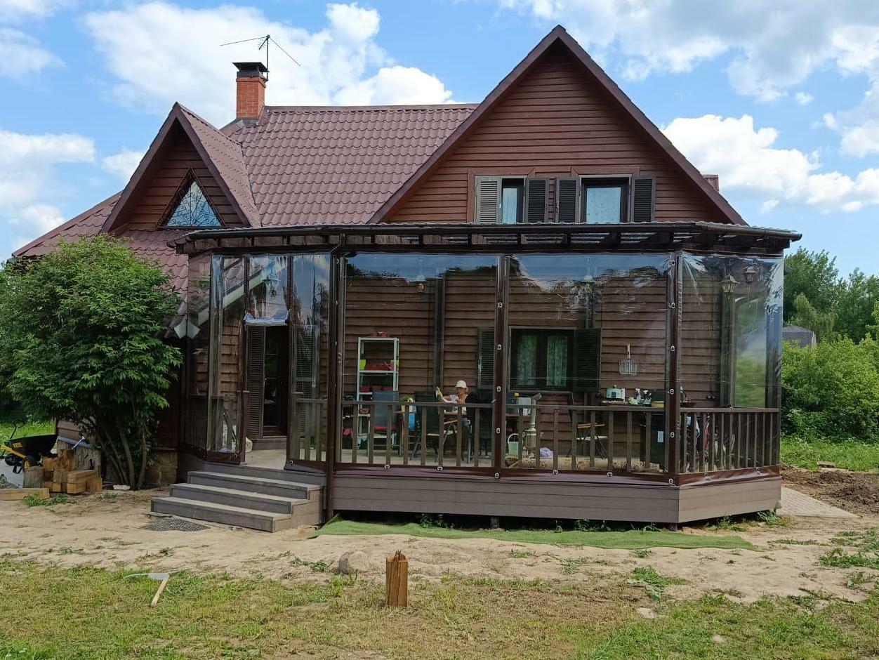 Плёночные окна из гибкого ПВХ Атмас